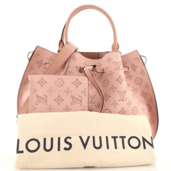 Louis Vuitton Girolata Handbag Mahina Leather