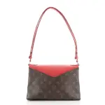 Louis Vuitton Saint Michel Handbag Monogram Canvas and Epi Leather