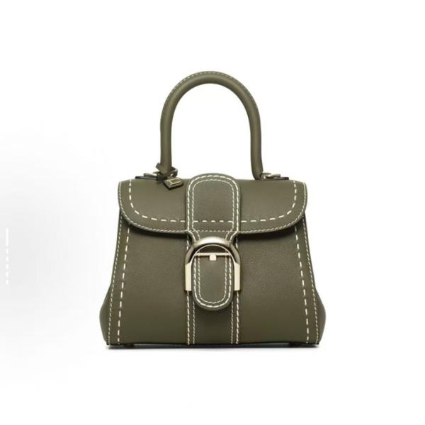 Delvaux Brillant Top Handle Bag Leather Mini