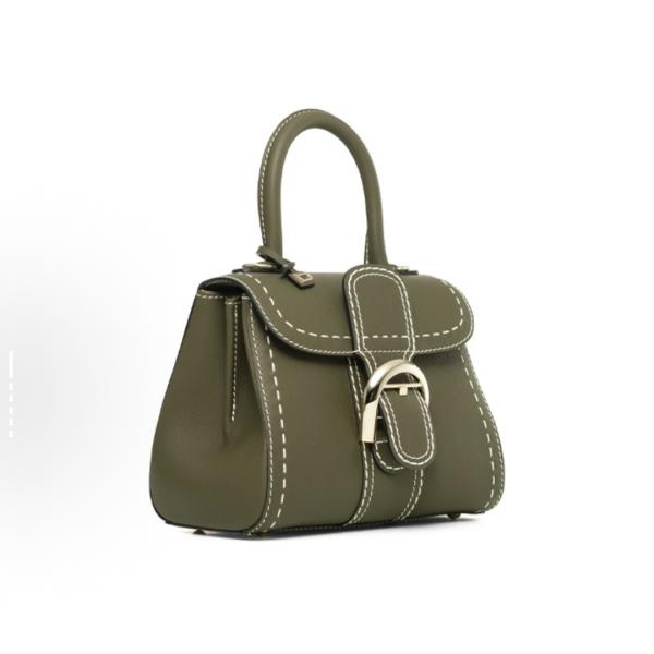 Delvaux Brillant Top Handle Bag Leather Mini