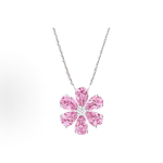 Harry Winston Forget-Me-Not Series Pink Sapphire Necklace