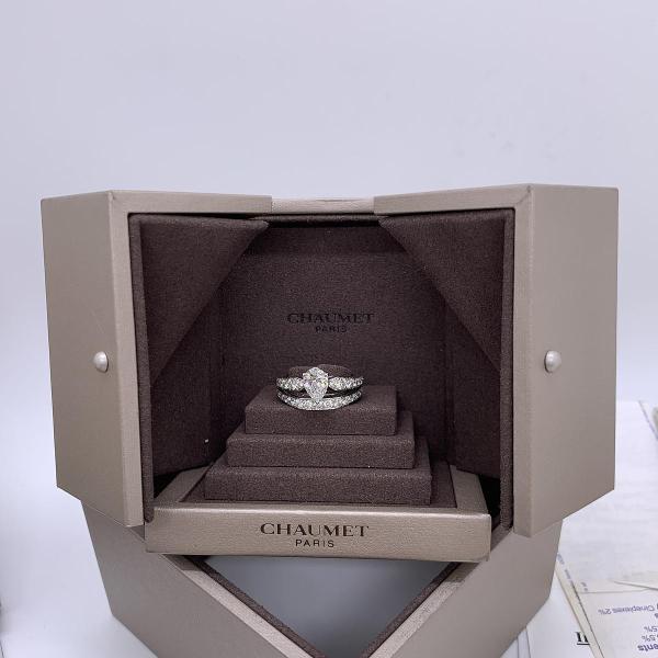 Chaumet Josephine Aigrette 1ct Full Diamond Tiara Ring, 18K White Gold