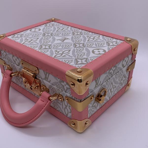 Louis Vuitton Petite Valise 1854 Pink Hard-sided Hand Trunk