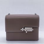 Hermes Verrou Mini Étain Box Leather Palladium Hardware