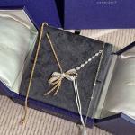 Chaumet Insolence Full-Diamond Bow Necklace