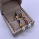 Bvlgari Allegra High Jewelry Collection, Gemset & Pearl Earrings