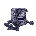 Dior D-Bubble Christmas Limited Octagram Star Tassel Bucket Bag