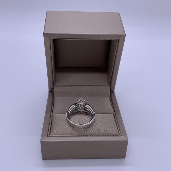 Chaumet Josephine Aigrette 1ct Full Diamond Tiara Ring, 18K White Gold