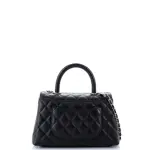 Chanel Coco Top Handle Bag Quilted Caviar small