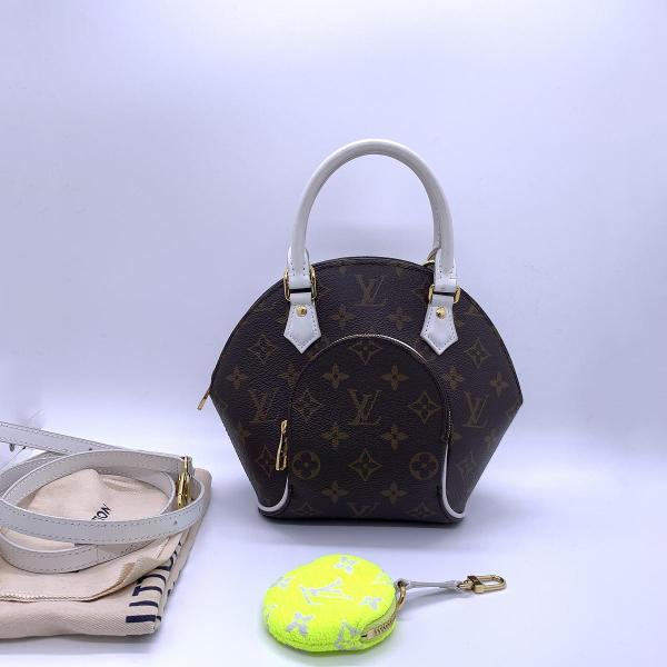 Louis Vuitton Ellipse Monogram Coated Canvas Brown Shell Bag