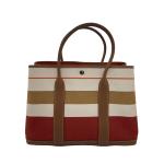 Hermes Garden Party 36 Limited Edition Multicolor Striped Tote Bag