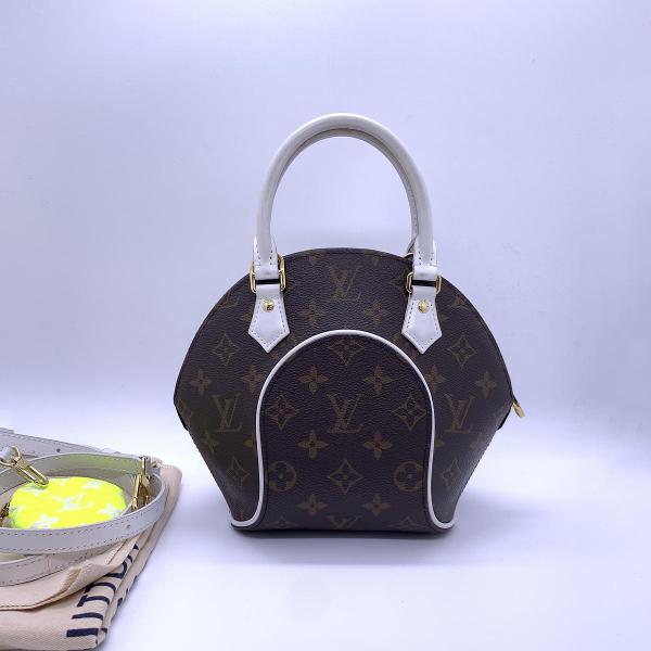 Louis Vuitton Ellipse Monogram Coated Canvas Brown Shell Bag