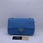 Chanel Classic Flap (CF) Limited Edition Valentine's Day Blue Crossbody Bag