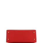Hermès Kelly 28 Rouge Epsom Leather Gold Hardware Top Handle Bag For Women