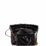 Chanel 22 Chain Hobo Quilted Calfskin Small