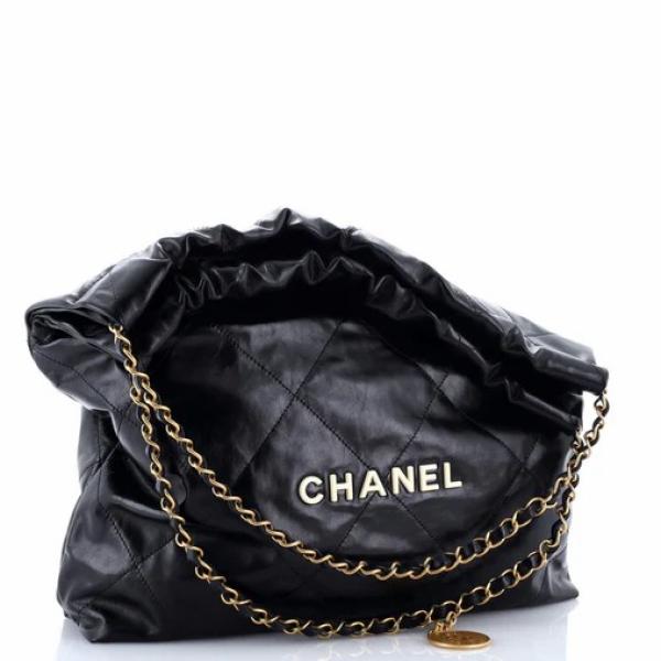 Chanel 22 Chain Hobo Quilted Calfskin Medium
