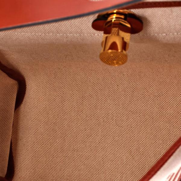 Hermes Herbag Zip Relief Brides de Gala Toile and Leather 31