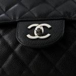Chanel Classic Single Flap Bag Quilted Caviar Jumbo