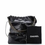Chanel 22 Chain Hobo Quilted Calfskin Large