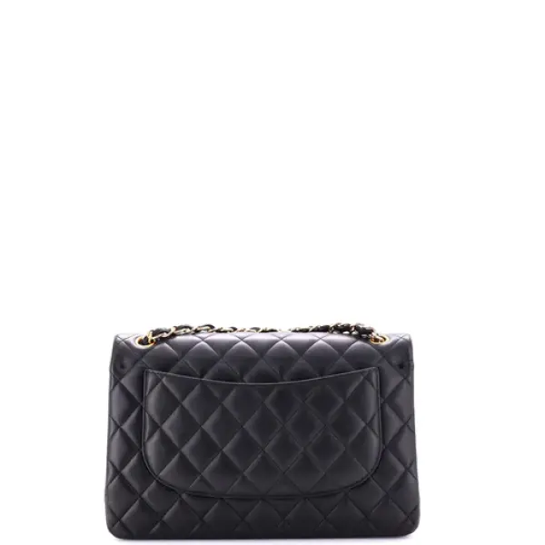 Chanel Classic Double Flap Bag Quilted Lambskin Jumbo