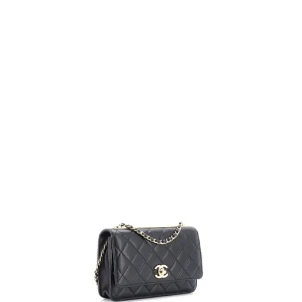 Chanel Trendy CC Wallet on Chain Quilted Lambskin