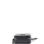 Chanel Filigree Vanity Case Quilted Caviar Small