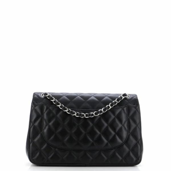 Chanel Classic Double Flap Bag Quilted Lambskin Jumbo
