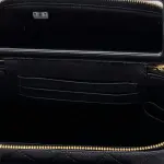 Chanel Quilted Polly Pocket Top Vanity Quilted Caviar East West