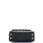 Chanel Coco Top Handle Bag Quilted Caviar Mini
