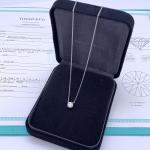 Tiffany 1-carat diamond platinum necklace for women