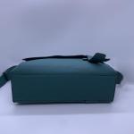 Hermes Alfred Full Leather Peacock Blue Messenger Bag