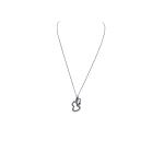 Qeelin Wulu Collection Petite Gourd 18K White Gold Diamond Pendant Necklace for Women