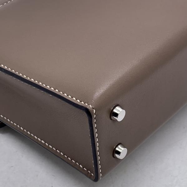 Hermes Verrou Mini Étain Box Leather Palladium Hardware