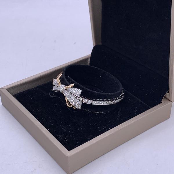 Chaumet Insolence Collection Bow Diamond Bracelet