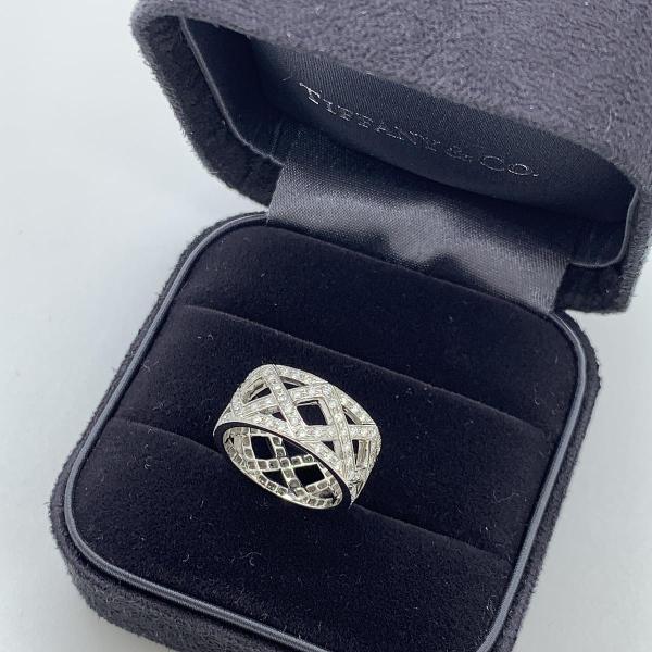 Tiffany & Co. Platinum Full Diamond Ring