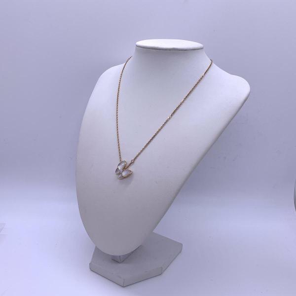 Van Cleef & Arpels Two Butterfly Necklace, Mother-of-Pearl, 18K Rose Gold