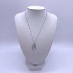 Qeelin Wulu Collection Petite Gourd 18K White Gold Diamond Pendant Necklace for Women