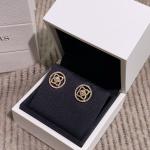 De Beers Enchanted Lotus Stud Earrings in 18K Rose Gold with Pavé Diamonds