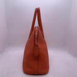 Hermes Bolide 31 Orange Feu Taurillon Clemence Leather Handbag with Shoulder Strap
