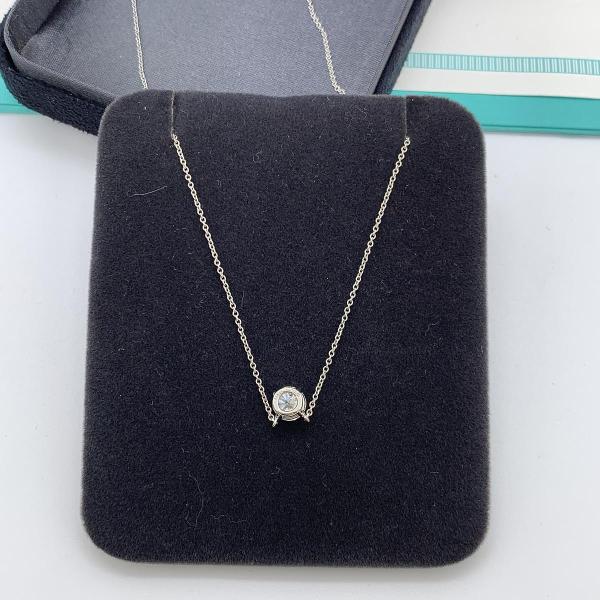 Tiffany 1-carat diamond platinum necklace for women