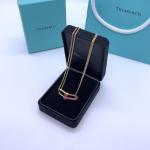 Tiffany Hardwear Large Double Link Ruby 18K Yellow Gold Women's Necklace
