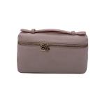 Loro Piana Extra Pocket L19 Cream Honey Deer Skin Gold Hardware Lunch Box Bag