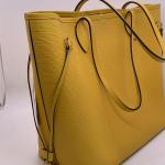 Louis Vuitton Neverfull MM Yellow Epi Leather Tote Bag