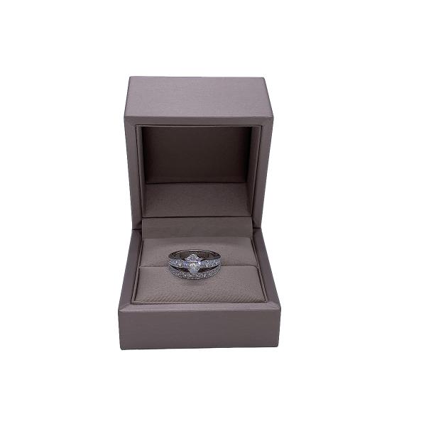 Chaumet Josephine Aigrette 1ct Full Diamond Tiara Ring, 18K White Gold