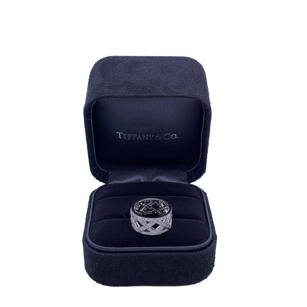Tiffany & Co. Platinum Full Diamond Ring