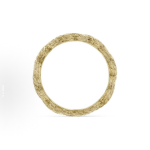 Buccellati Etoilee series lace-cutout 18K gold and white gold set with diamonds ring