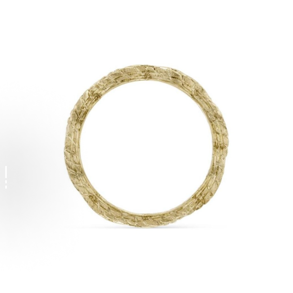 Buccellati Etoilee series lace-cutout 18K gold and white gold set with diamonds ring