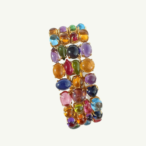 Bvlgari Tapatino Series High-end jewelry multi-colored bracelet