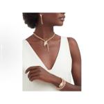 Bvlgari animal design 18K rose gold diamond onyx bracelet for women