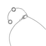 Bvlgari DIVAS 'Dream collection exquisite diamond-encrusted fan 18k white gold necklace for men and women, a couple's style